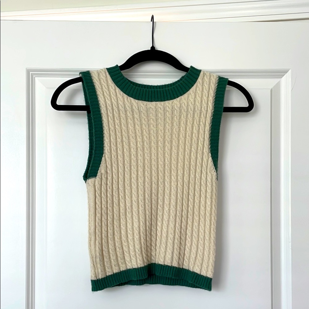 Buckle Sweater Tank Top